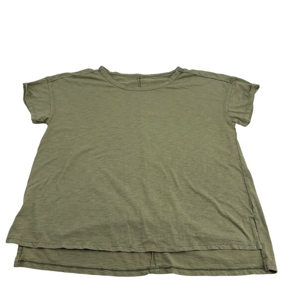 Wonderly Women's Short Sleeves T Shirt Loose Fit Olive Green - Picture 1 of 5